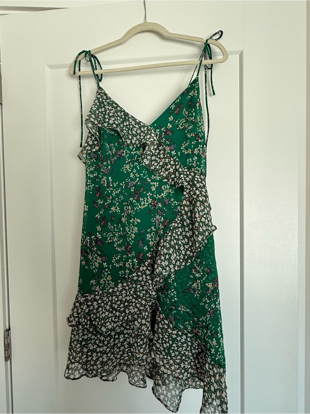 ASTR Print Mix Mini Dress